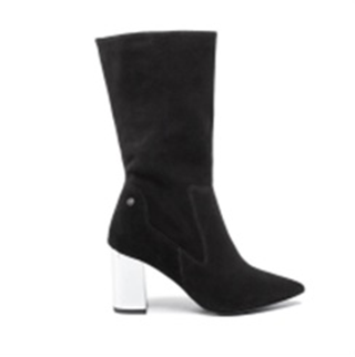 BOOT SUEDE METAL HEEL - 79A00393